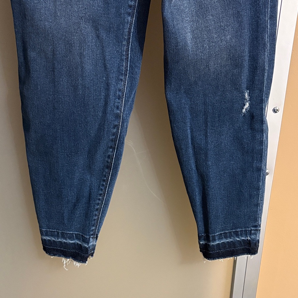 BNWT SPANX Ripped Distressed Blue jean leggings - Xl size - Picture 6 of 9